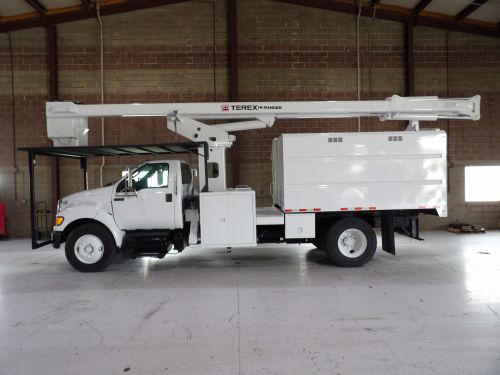 2012 FORD F750, 11' SOUTHCO FORESTRY BODY, 65' WORK HEIGHT TEREX HI-RANGER XT60 MODEL BOOM