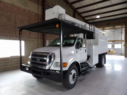 2013 FORD F750, 11' FORESTRY BODY, 61' WORK HEIGHT ALTEC LR7-56 MODEL BOOM