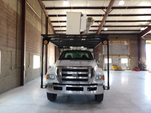 2011 FORD F750, 11' SOUTHCO FORESTRY BODY, 65' WORK HEIGHT TEREX HI-RANGER XT 60 ELEVATOR MODEL BOOM 