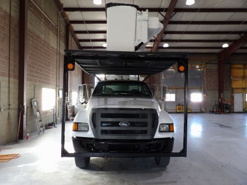 2011 FORD F750, 11' SOUTHCO FORESTRY BODY, 75' WORK HEIGHT TEREX HI-RANGER XT60-70 MODEL BOOM 