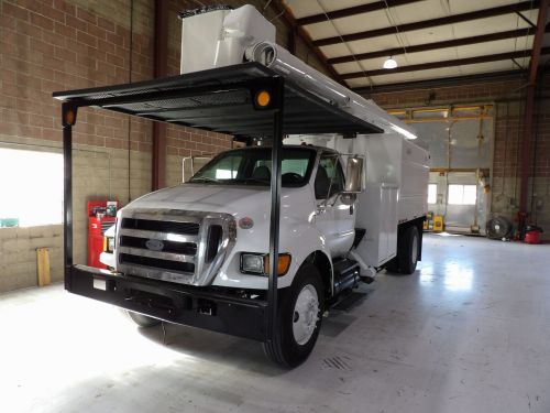 2013 FORD F750, 11' FORESTRY BODY, 61' WORK HEIGHT ALTEC LRV-56 MODEL BOOM