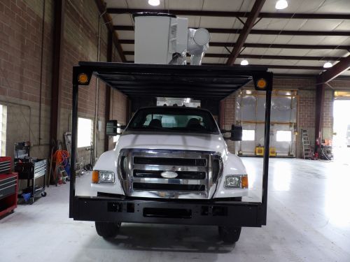 2013 FORD F750, 11' SOUTHCO FORESTRY BODY, 75' WORK HEIGHT ALTEC LRV60-70 ELEVATOR MODEL BOOM