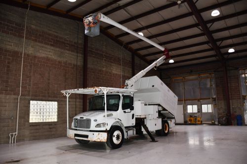 2010 FREIGHTLINER BUSINESS CLASS M2, 11' ARBORTECH FORESTRY BODY, 60' WORK HEIGHT AERIAL LIFT OF CONNECTICUT 605051L4H MODEL BOOM