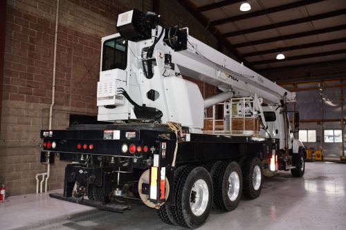 2012 FREIGHTLINER 114SD 8X6, FLATBED, 38TON 127' 5 SECTION ALTEC AC38-127S  MODEL CRANE